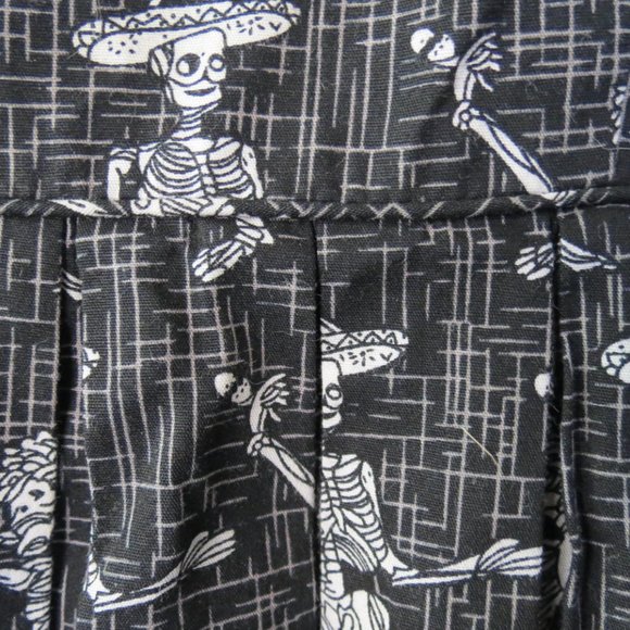 DANGERFIELD - SKELETON DRESS - COTTON - SIZE 12 - Picture 4 of 5